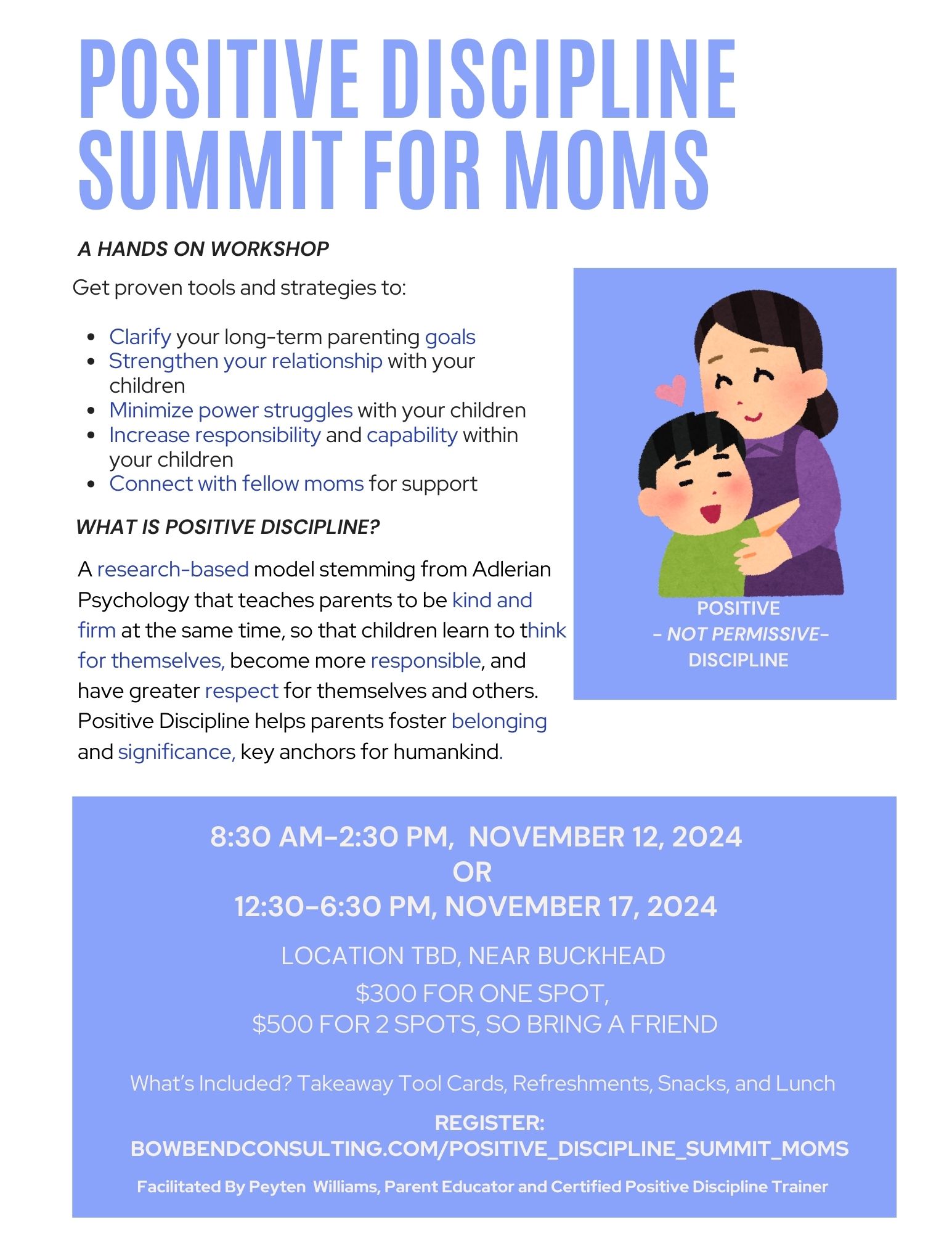 Positive Discipline Summit for Moms
